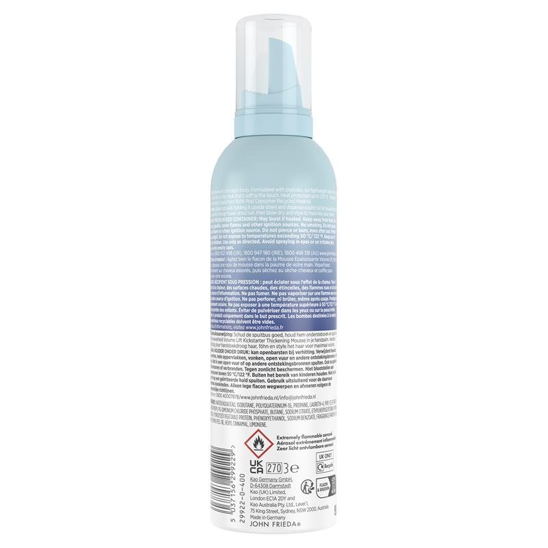 John Frieda Volume Lift Kickstarter Thickening Mousse 200ml