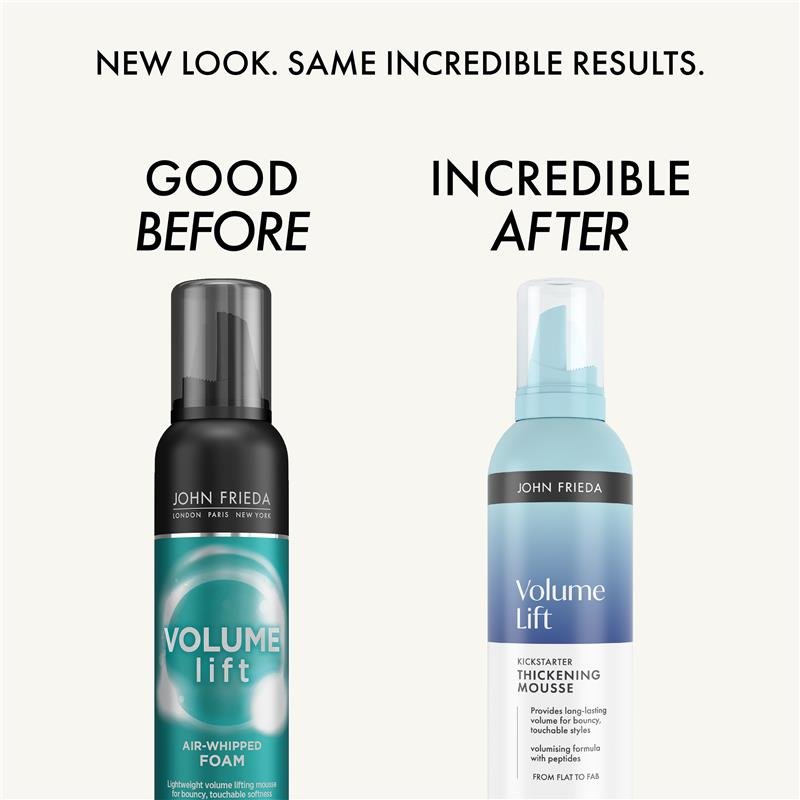 John Frieda Volume Lift Kickstarter Thickening Mousse 200ml