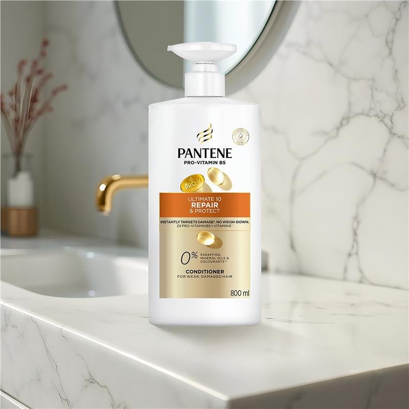 Pantene Ultimate 10 Repair & Protect Conditioner 800ml