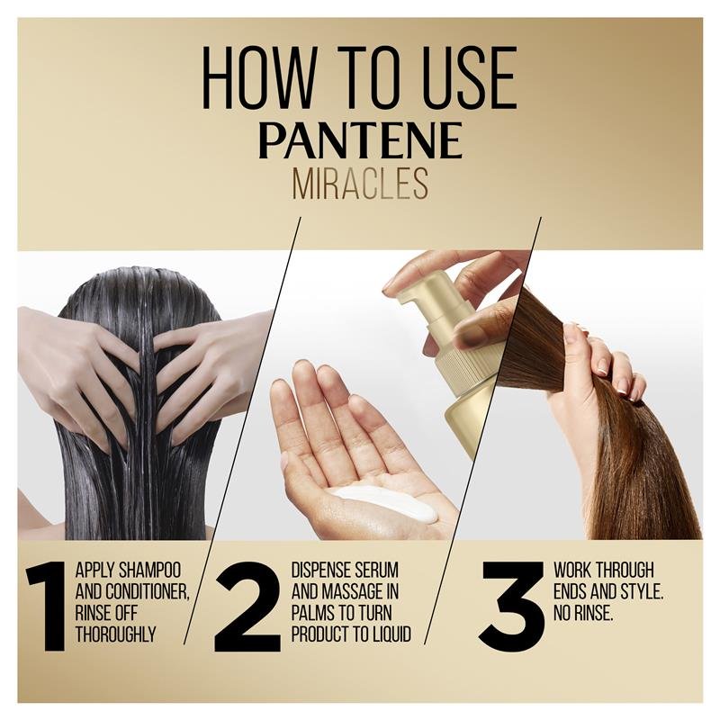 Pantene Miracles Hyaluron Clarify & Hydrate Silicone-Free Shampoo 375ml