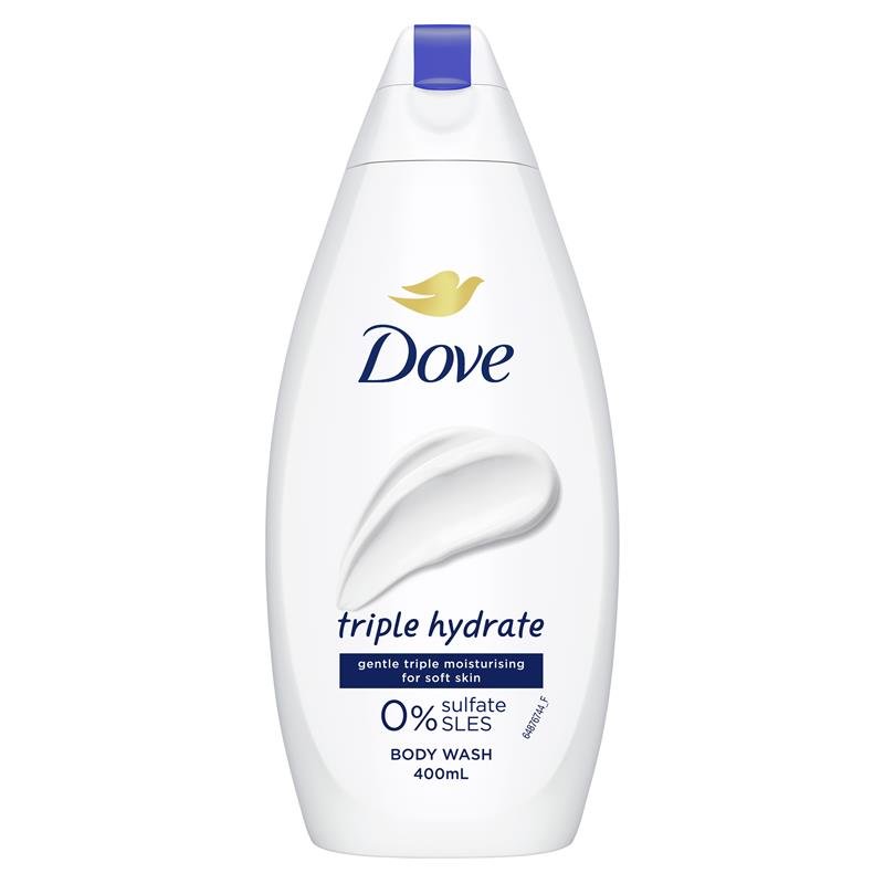 Dove Essential Care Body Wash Triple Hydrate 400ml