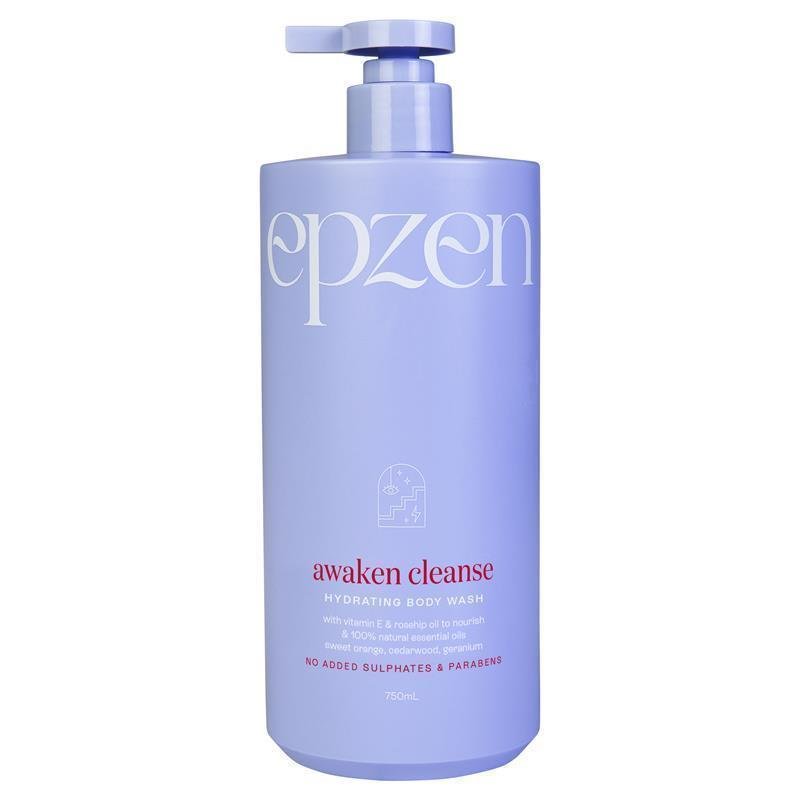 Epzen Awaken Cleanse Hydrating Body Wash 750mL