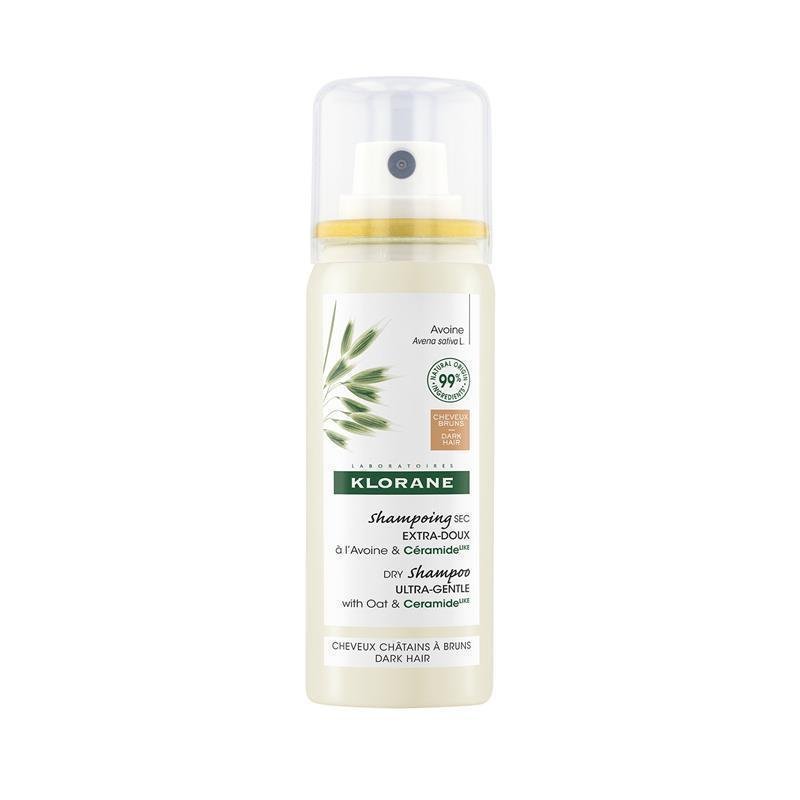 Klorane Dry Shampoo With Oat & Ceramide Dark Hair 50ml