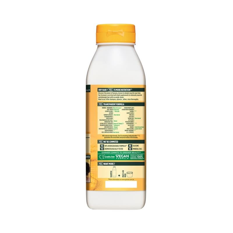 Garnier Fructis Hair Food Nourishing Banana Conditioner For Dry Hair 350ml