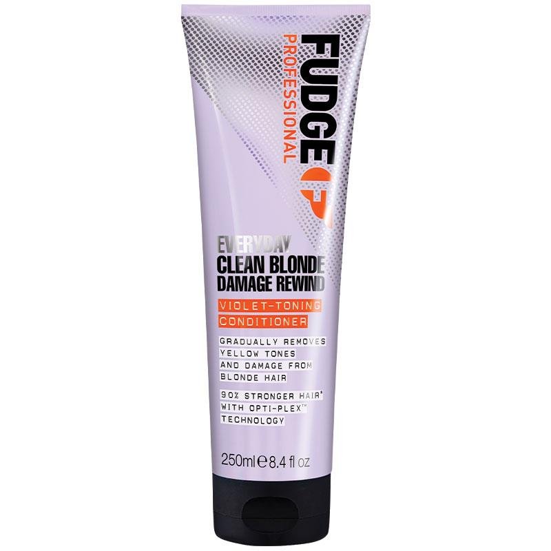Fudge Professional Everyday Clean Blonde Damage Rewind Purple Toning Conditioner 250ml