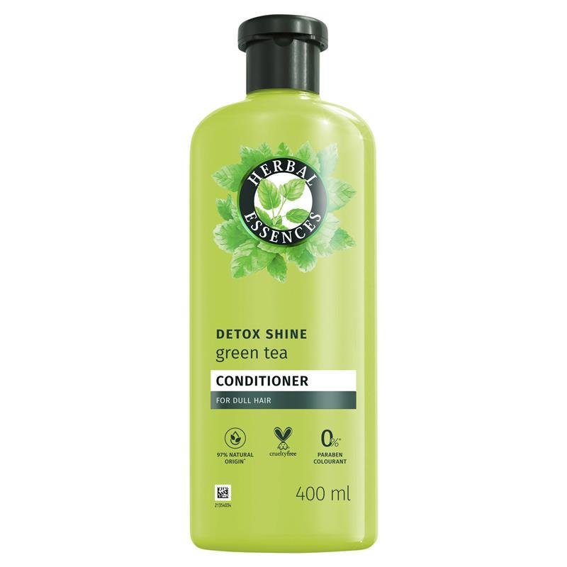 Herbal Essences Conditioner Detox Shine Green Tea Haircare 400ml