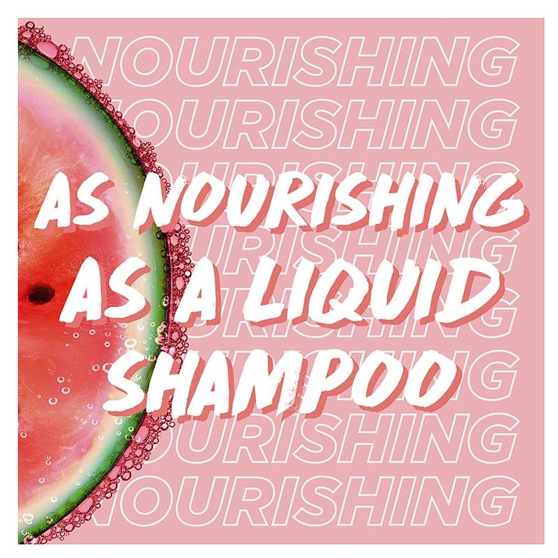 Garnier Fructis Watermelon Hair Food 2 In 1 Shampoo Bar 60g