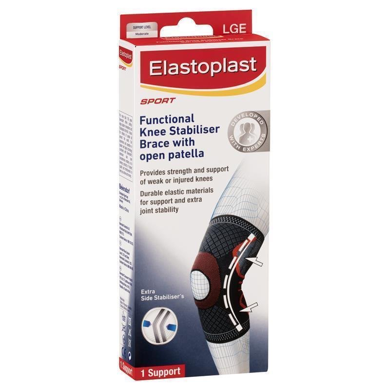 Elastoplast 功能型护膝 髌骨开孔款 大号 L
