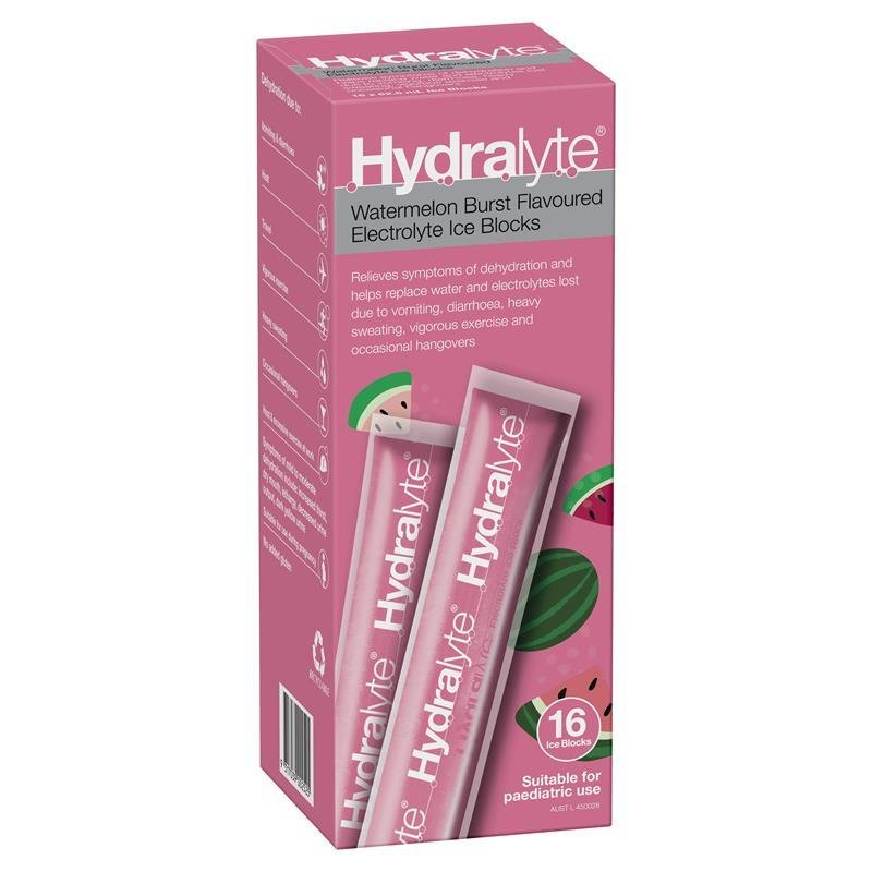 Hydralyte 电解质冰棒 西瓜味 16支