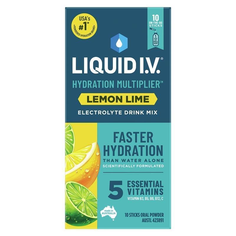 Liquid I.V. 电解质补水冲剂 柠檬青柠味 10包