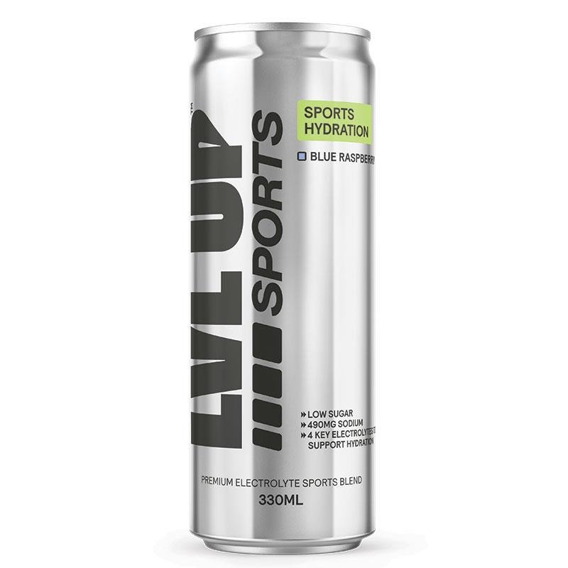 LVL UP Sports 运动补水即饮饮料 蓝覆盆子味 330ml