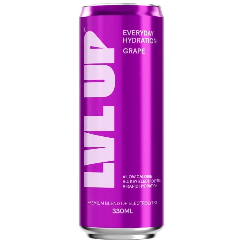 LVL UP 每日补水即饮饮料 葡萄味 330ml