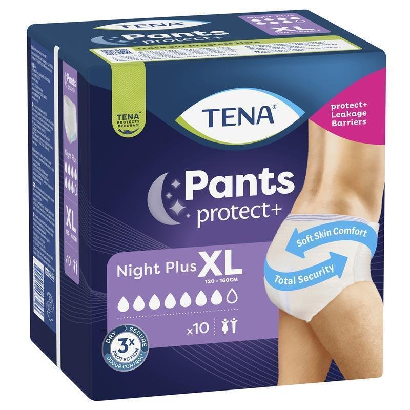 TENA 夜用加强型失禁拉拉裤 加大号 Extra Large 10片