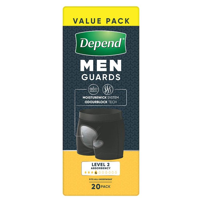 Depend 男士失禁护垫 Level 2 20片装