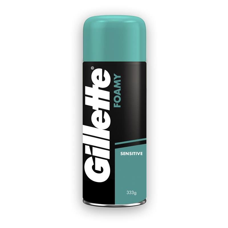 Gillette Foamy Sensitive Shave Foam 333g