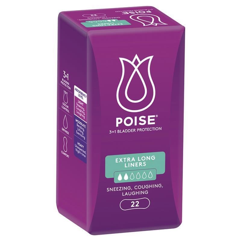 Poise Incontinence Liners Regular 26 Pack