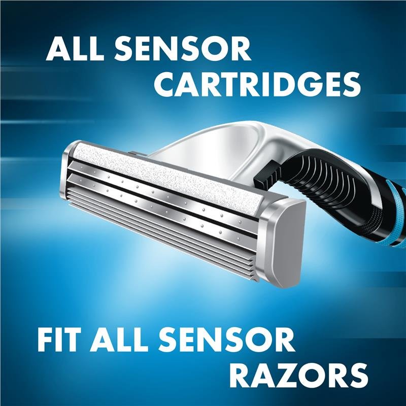吉列 Gillette Sensor Excel 剃须刀替换刀头 10个
