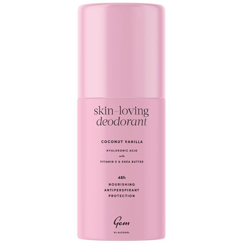 Gem Skin-Loving Antiperspirant Deodorant Roll On Coconut Vanilla 50ml