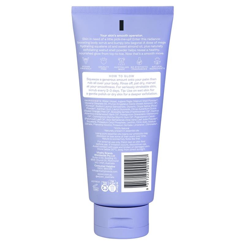 Epzen Energise Glow Natural Exfoliating Body Scrub 200ml