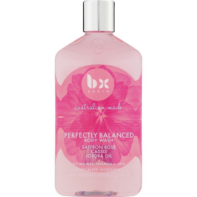 BX Earth 平衡沐浴露 藏红花玫瑰黑加仑与荷荷巴油 600ml