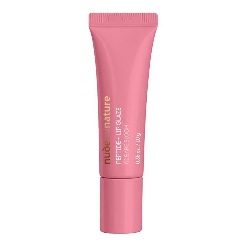 Nude by Nature Peptide Lip Glaze 10g 02 Bare Bloom