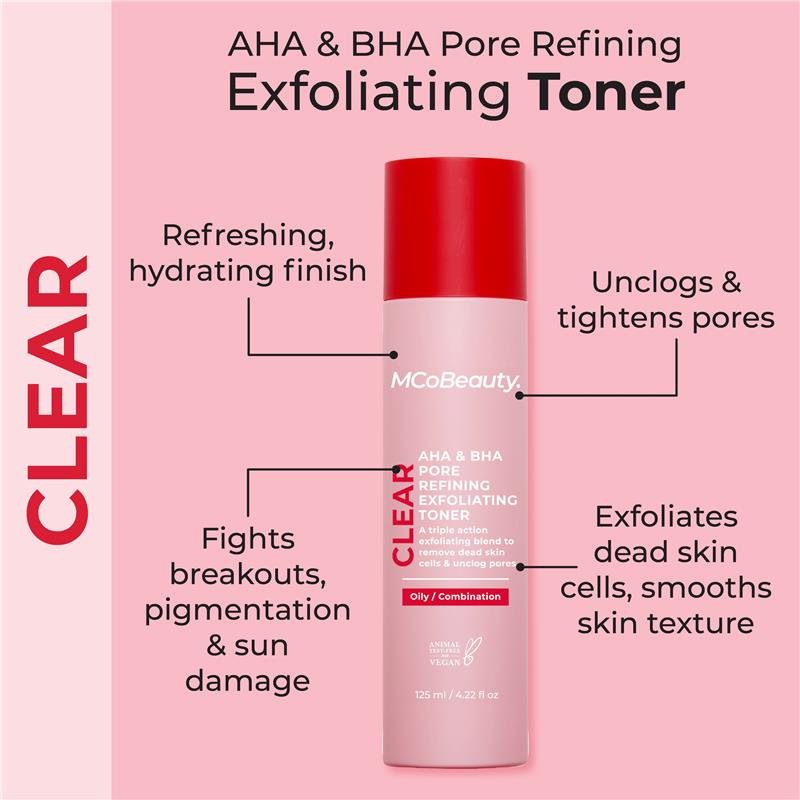 MCoBeauty AHA/BHA 细致毛孔爽肤水
