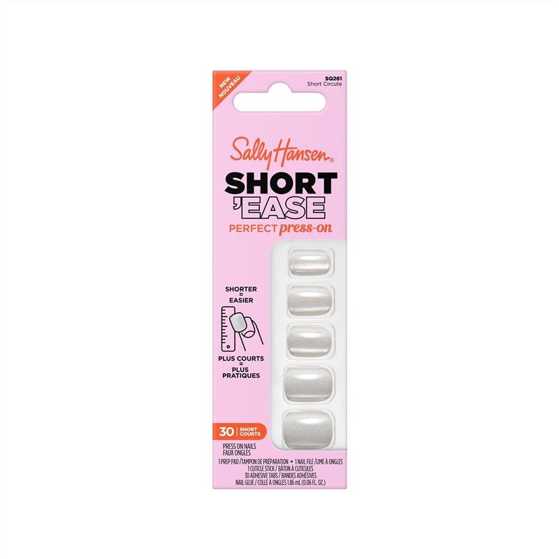 Sally Hansen Salon Effects Perfect Press-On Shortease Short Circute 30 Pieces