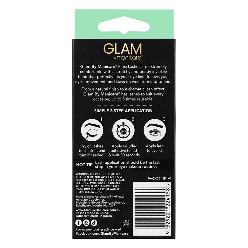 Glam By Manicare Jesse Flexi Lashes Length
