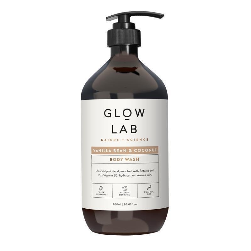 Glow Lab Vanilla Bean & Coconut Body Wash 900ml