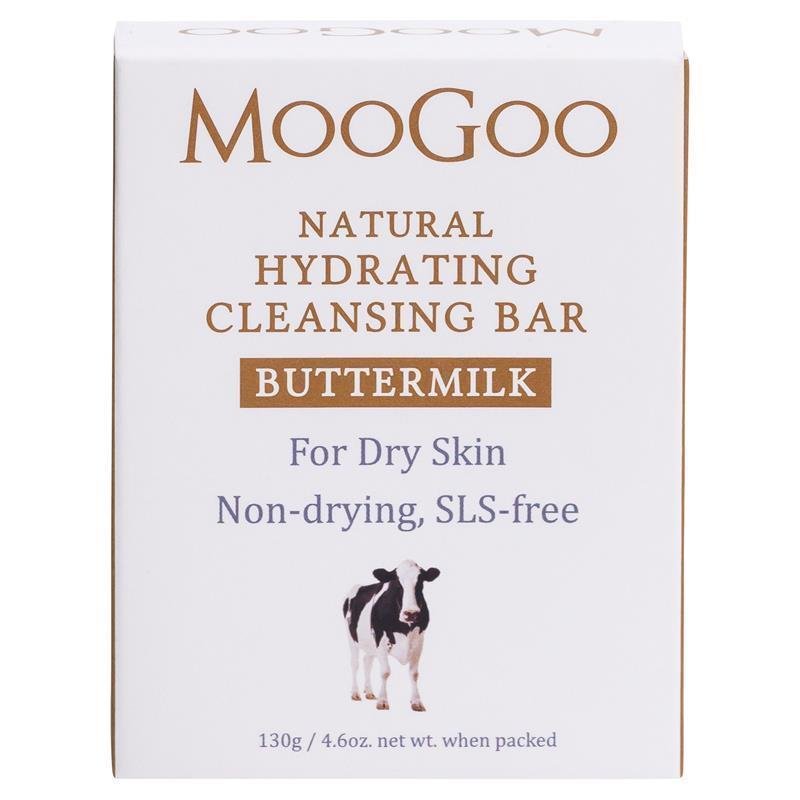 MooGoo Hydrating Cleansing Bar Fresh Buttermilk 130g