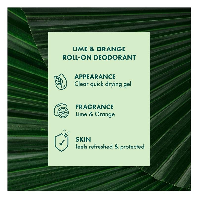 Akin Lime & Orange Deodorant Roll On 65ml