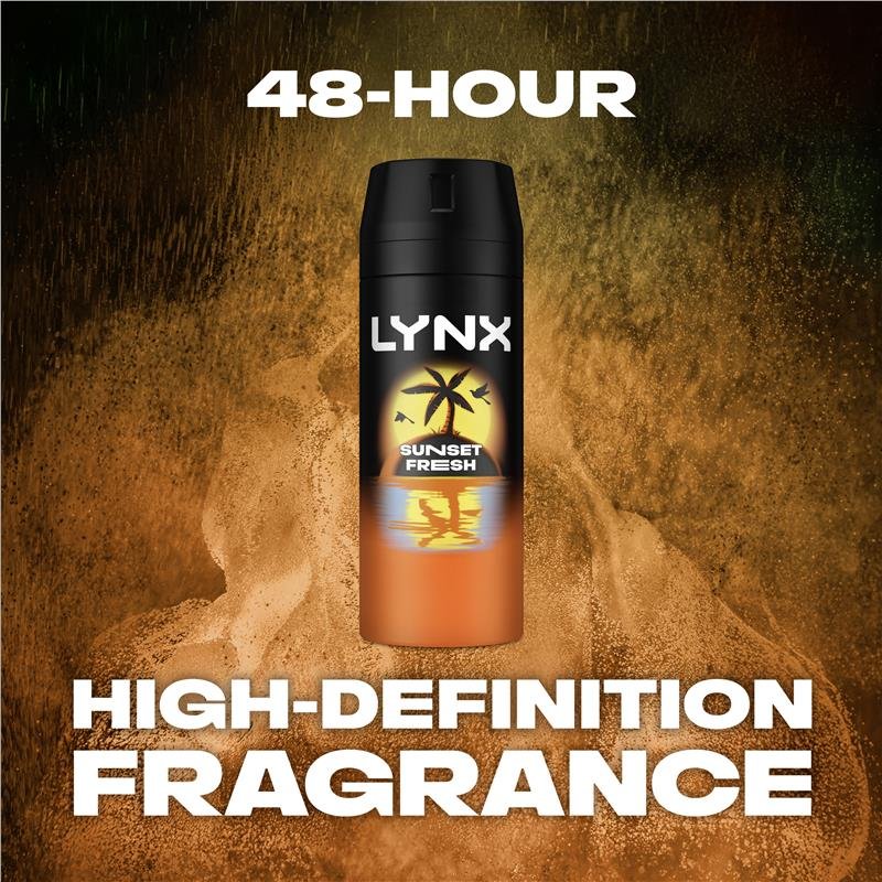 Lynx Deodorant Sunset Fresh 165ml