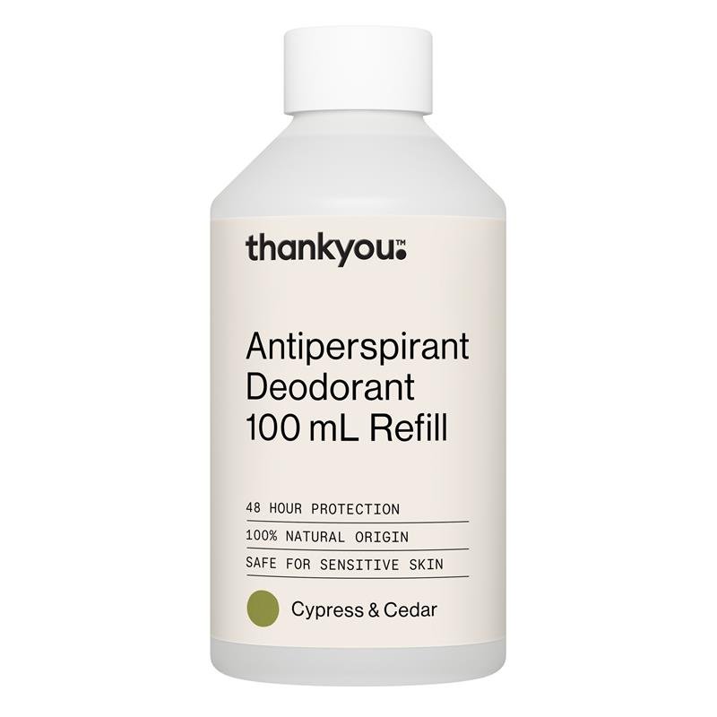 Thankyou Antiperspirant Deodorant Cypress & Cedar Refill 100ml