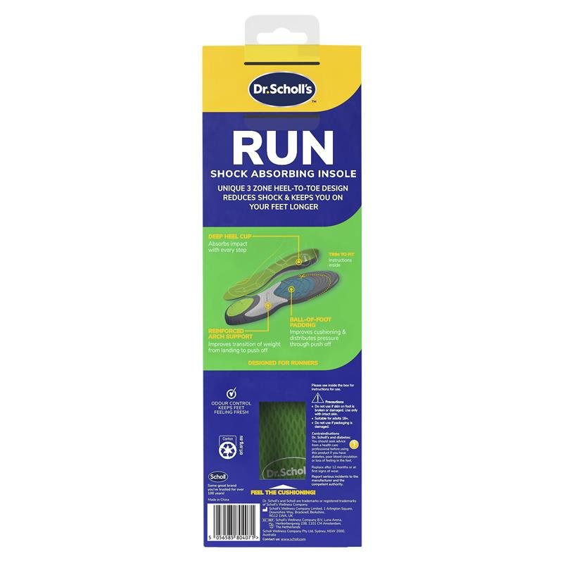 Dr.Scholls Run Insole Large