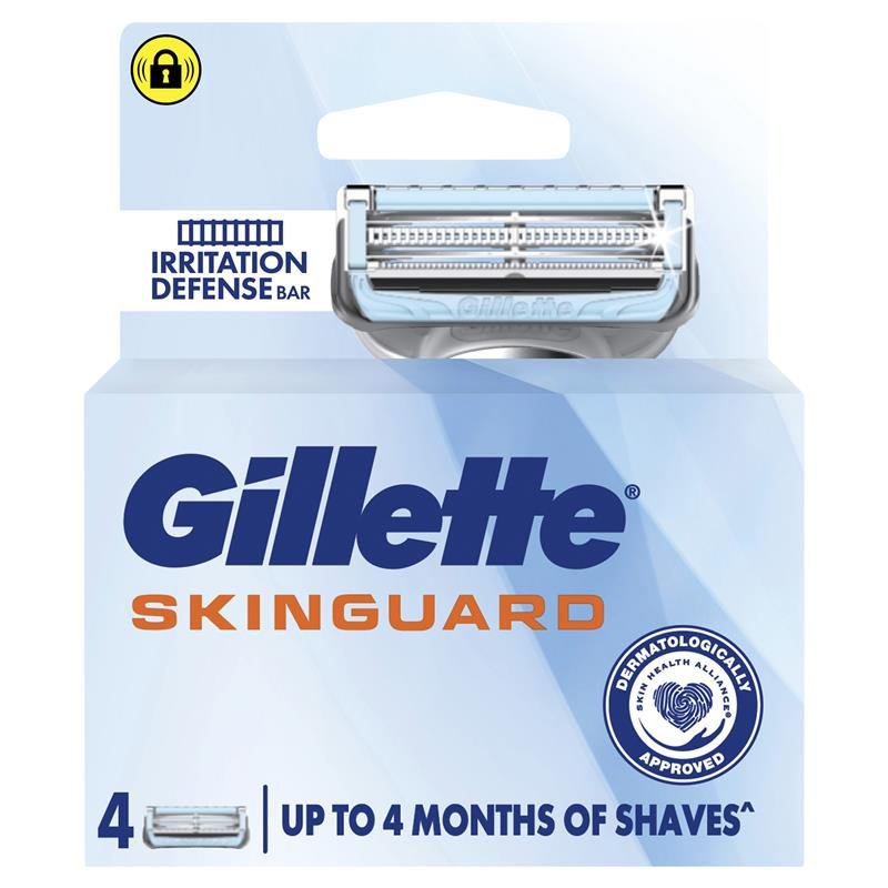 Gillette Skinguard Cartridges 4 Pack