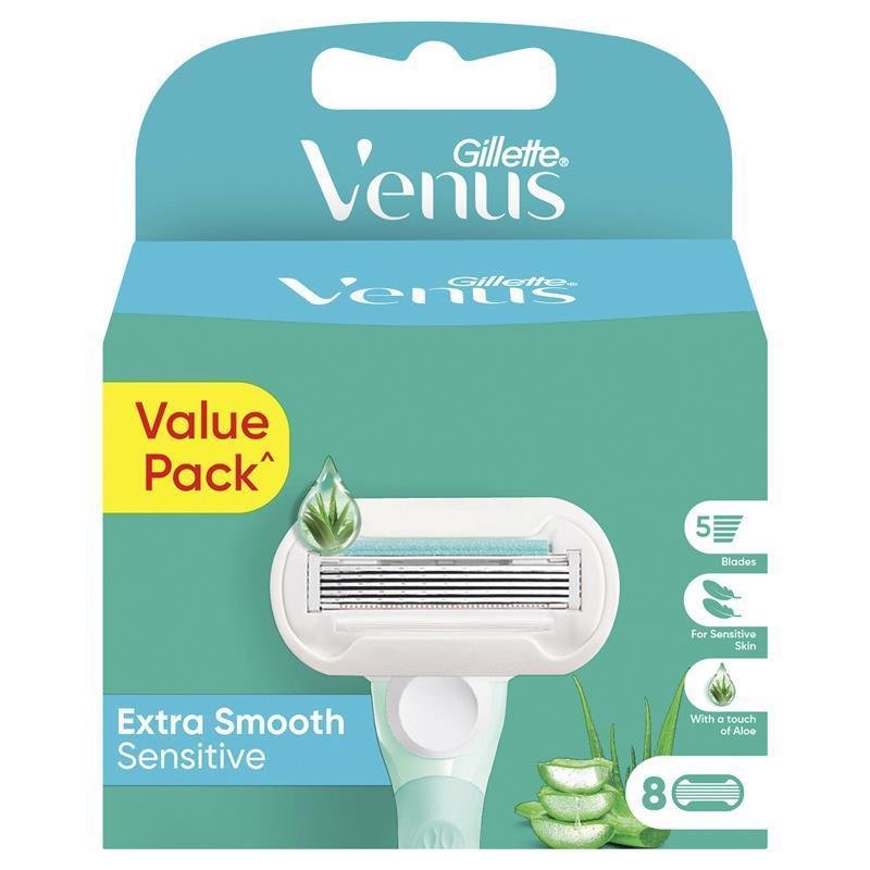 Gillette Venus Deluxe Smooth Sensitive Refills 8 Pack