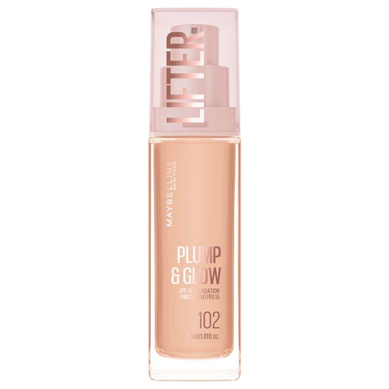 Maybelline Lifter Plump & Glow Foundation 102