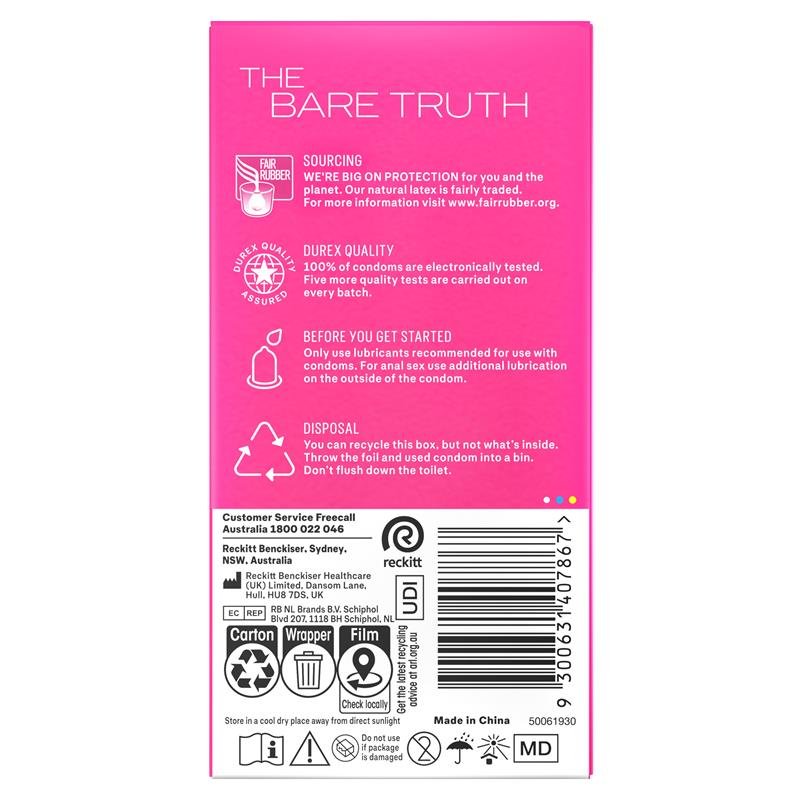 Durex Pleasure Me Condoms 10 Pack