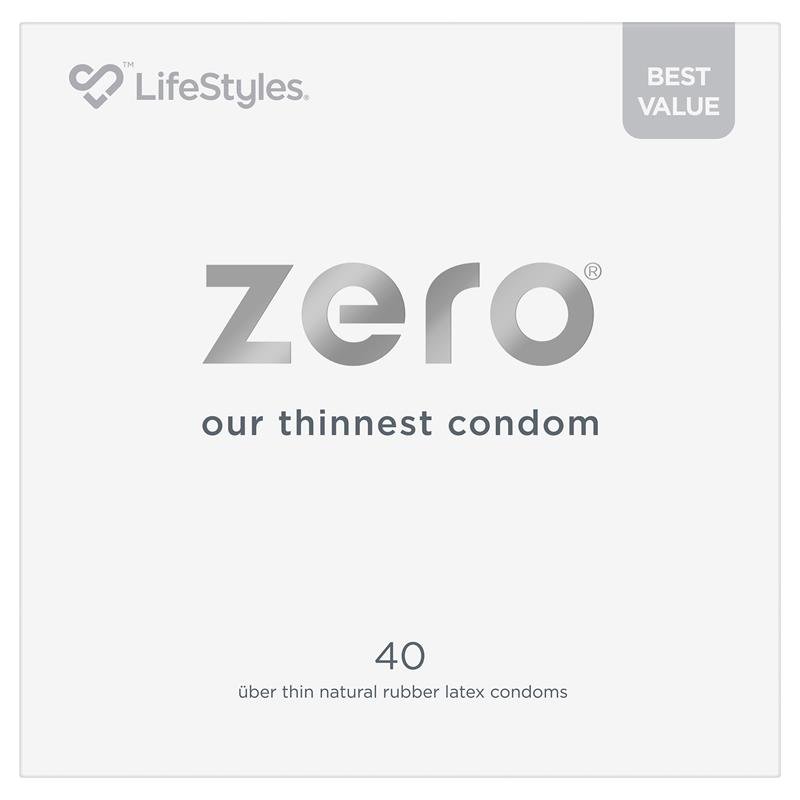 LifeStyles Zero Condoms 40 Pack