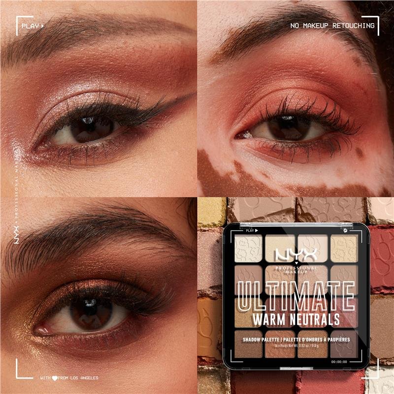NYX Ultimate Shadow Palette 16-Pan Warm Neutral