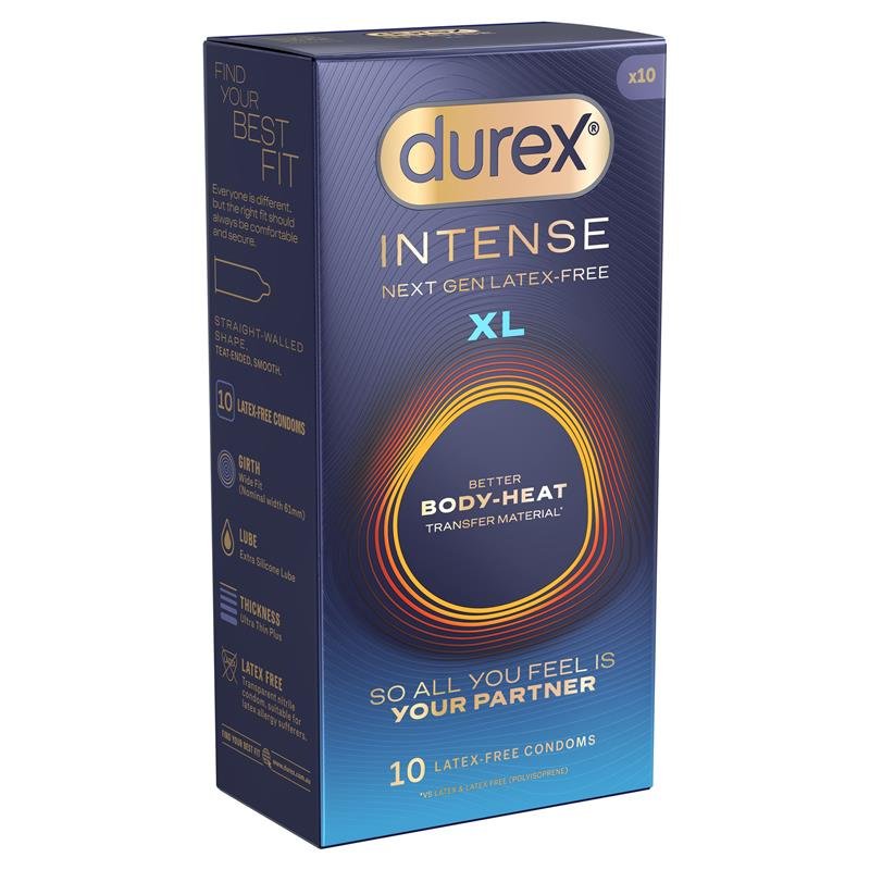 Durex Intense XL Condom 10 Pack