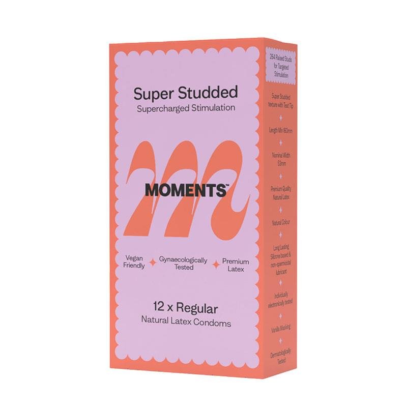 Moments Super Studded Condom 12 Pack