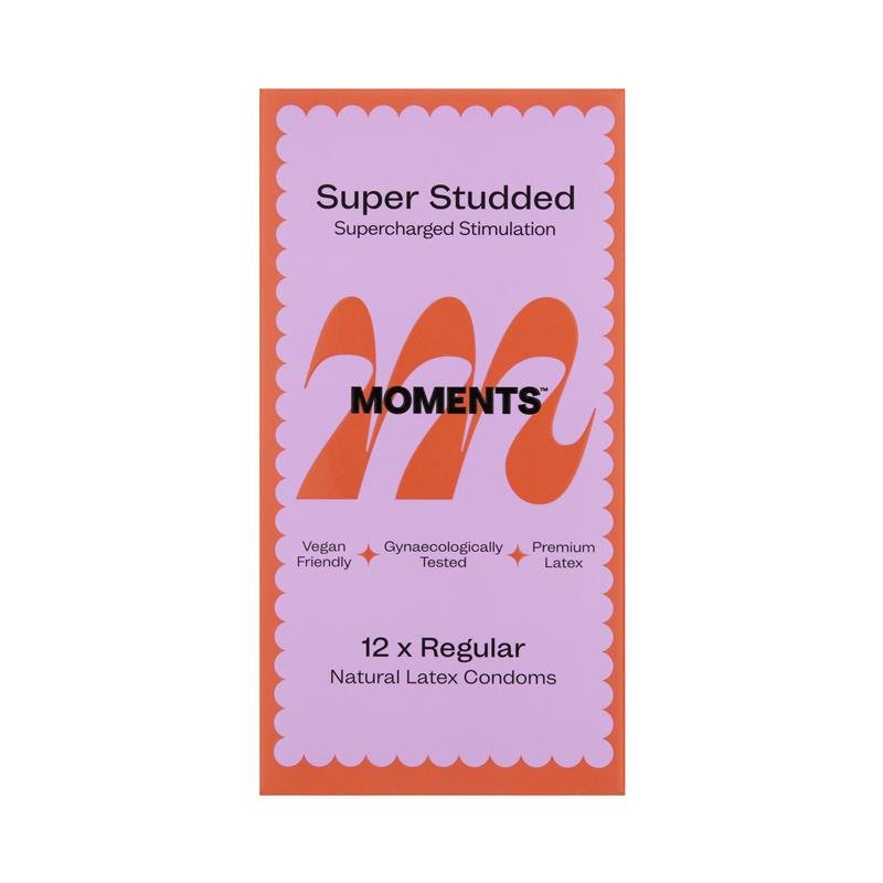 Moments Super Studded Condom 12 Pack