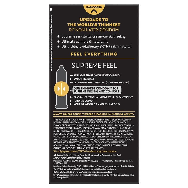 SKYN® Supreme Feel 10 Pack