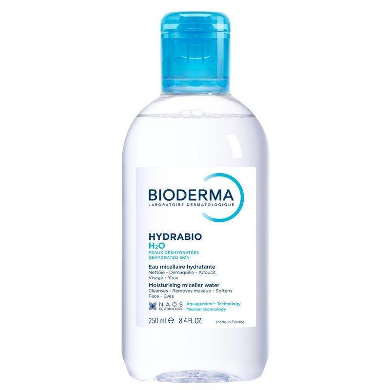 Bioderma Hydrabio H2O Hydrating Micellar Water Cleanser for Dehydrated Skin 250ml