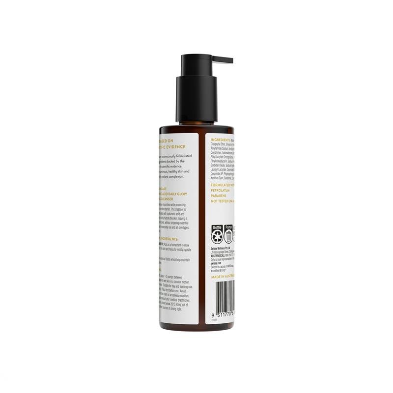 Swisse Skincare Hyaluronic Acid Daily Glow Hydrating Cleanser 200ml
