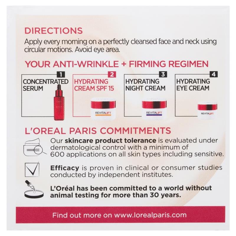 L'Oreal Paris Revitalift Day SPF 15 50ml