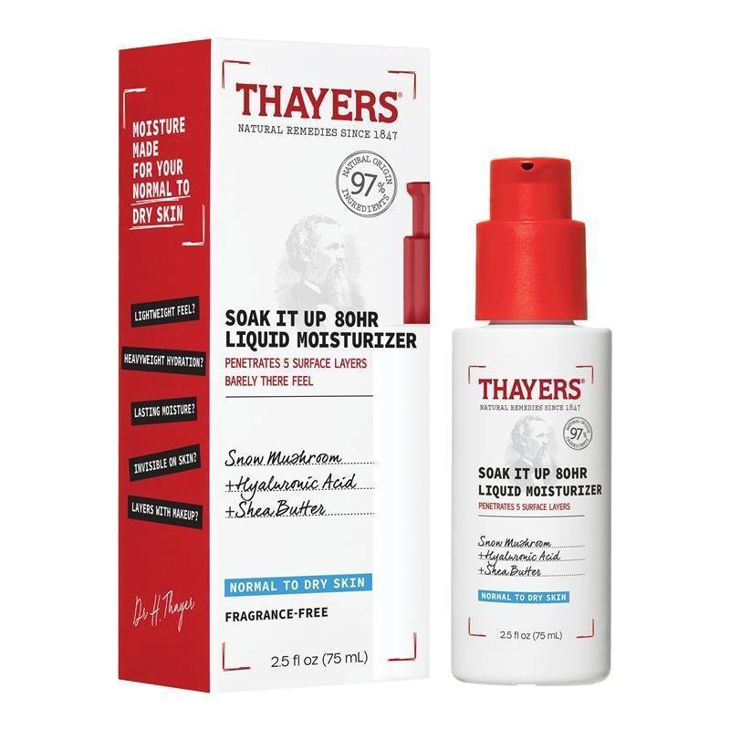 Thayers Soak It Up 80 Hour Liquid Facial Moisturiser 75ml 