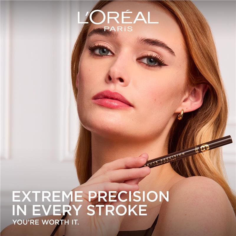 L'Oreal Paris Haute Precision Felt-tip Eyeliner Brun Leather