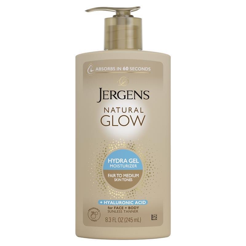 Jergens Natural Glow Hydra Gel Fair to Medium 245ml
